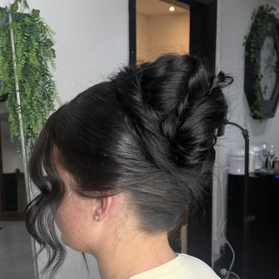 Nails and hair by the beauty team at Blend Ltd