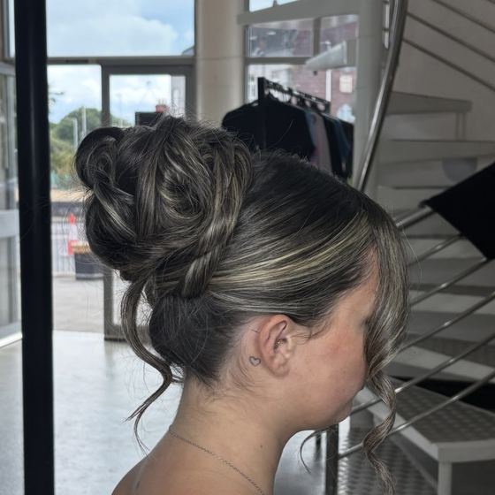 Nails and hair by the beauty team at Blend Ltd