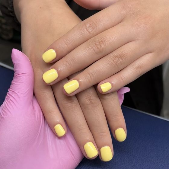 Nails and hair by the beauty team at Blend Ltd